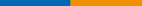 trait bleu orange